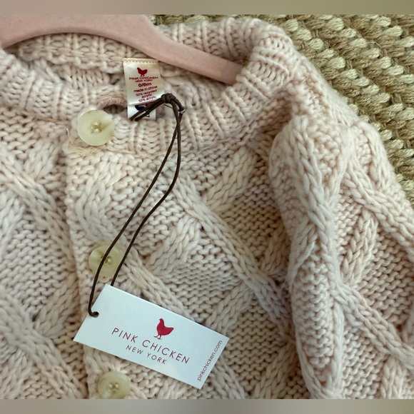 Pink Chicken - Pink Baby Cardigan - Picture 2 of 3